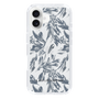 Slim Protection Case［ LAGUNAMOON - BotanicalJacquard - Clear×Black ］