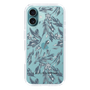 Slim Protection Case［ LAGUNAMOON - BotanicalJacquard - Clear×Black ］