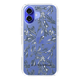 Slim Protection Case［ LAGUNAMOON - BotanicalJacquard - Clear×Black ］