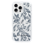 Slim Protection Case［ LAGUNAMOON - BotanicalJacquard - Clear×Black ］