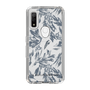 Slim Protection Case［ LAGUNAMOON - BotanicalJacquard - Clear×Black ］