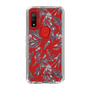 Slim Protection Case［ LAGUNAMOON - BotanicalJacquard - Clear×Black ］
