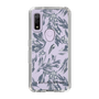 Slim Protection Case［ LAGUNAMOON - BotanicalJacquard - Clear×Black ］