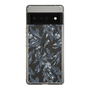 Slim Protection Case［ LAGUNAMOON - BotanicalJacquard - Clear×Black ］