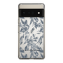 Slim Protection Case［ LAGUNAMOON - BotanicalJacquard - Clear×Black ］