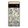 Slim Protection Case［ LAGUNAMOON - BotanicalJacquard - Clear×Black ］