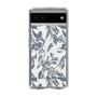 Slim Protection Case［ LAGUNAMOON - BotanicalJacquard - Clear×Black ］