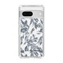 Slim Protection Case［ LAGUNAMOON - BotanicalJacquard - Clear×Black ］