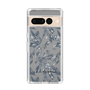 Slim Protection Case［ LAGUNAMOON - BotanicalJacquard - Clear×Black ］