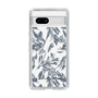 Slim Protection Case［ LAGUNAMOON - BotanicalJacquard - Clear×Black ］