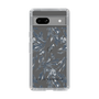 Slim Protection Case［ LAGUNAMOON - BotanicalJacquard - Clear×Black ］