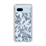 Slim Protection Case［ LAGUNAMOON - BotanicalJacquard - Clear×Black ］
