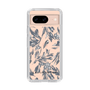 Slim Protection Case［ LAGUNAMOON - BotanicalJacquard - Clear×Black ］