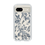 Slim Protection Case［ LAGUNAMOON - BotanicalJacquard - Clear×Black ］