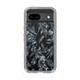 Slim Protection Case［ LAGUNAMOON - BotanicalJacquard - Clear×Black ］