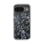 Slim Protection Case［ LAGUNAMOON - BotanicalJacquard - Clear×Black ］