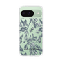 Slim Protection Case［ LAGUNAMOON - BotanicalJacquard - Clear×Black ］