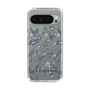 Slim Protection Case［ LAGUNAMOON - BotanicalJacquard - Clear×Black ］