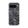 Slim Protection Case［ LAGUNAMOON - BotanicalJacquard - Clear×Black ］