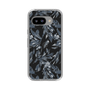 Slim Protection Case［ LAGUNAMOON - BotanicalJacquard - Clear×Black ］