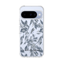 Slim Protection Case［ LAGUNAMOON - BotanicalJacquard - Clear×Black ］