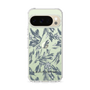 Slim Protection Case［ LAGUNAMOON - BotanicalJacquard - Clear×Black ］