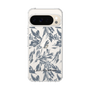 Slim Protection Case［ LAGUNAMOON - BotanicalJacquard - Clear×Black ］