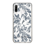 Slim Protection Case［ LAGUNAMOON - BotanicalJacquard - Clear×Black ］
