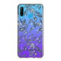 Slim Protection Case［ LAGUNAMOON - BotanicalJacquard - Clear×Black ］