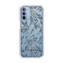 Slim Protection Case［ LAGUNAMOON - BotanicalJacquard - Clear×Black ］