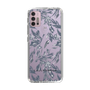 Slim Protection Case［ LAGUNAMOON - BotanicalJacquard - Clear×Black ］