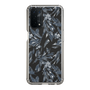 Slim Protection Case［ LAGUNAMOON - BotanicalJacquard - Clear×Black ］