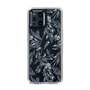 Slim Protection Case［ LAGUNAMOON - BotanicalJacquard - Clear×Black ］