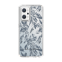 Slim Protection Case［ LAGUNAMOON - BotanicalJacquard - Clear×Black ］