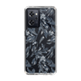 Slim Protection Case［ LAGUNAMOON - BotanicalJacquard - Clear×Black ］