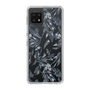 Slim Protection Case［ LAGUNAMOON - BotanicalJacquard - Clear×Black ］