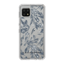 Slim Protection Case［ LAGUNAMOON - BotanicalJacquard - Clear×Black ］