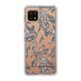 Slim Protection Case［ LAGUNAMOON - BotanicalJacquard - Clear×Black ］