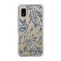 Slim Protection Case［ LAGUNAMOON - BotanicalJacquard - Clear×Black ］