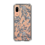 Slim Protection Case［ LAGUNAMOON - BotanicalJacquard - Clear×Black ］