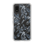 Slim Protection Case［ LAGUNAMOON - BotanicalJacquard - Clear×Black ］