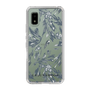 Slim Protection Case［ LAGUNAMOON - BotanicalJacquard - Clear×Black ］