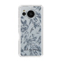 Slim Protection Case［ LAGUNAMOON - BotanicalJacquard - Clear×Black ］