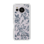 Slim Protection Case［ LAGUNAMOON - BotanicalJacquard - Clear×Black ］