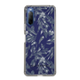 Slim Protection Case［ LAGUNAMOON - BotanicalJacquard - Clear×Black ］