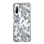 Slim Protection Case［ LAGUNAMOON - BotanicalJacquard - Clear×Black ］