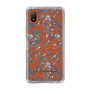 Slim Protection Case［ LAGUNAMOON - BotanicalJacquard - Clear×Black ］