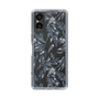 Slim Protection Case［ LAGUNAMOON - BotanicalJacquard - Clear×Black ］