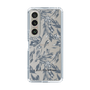 Slim Protection Case［ LAGUNAMOON - BotanicalJacquard - Clear×Black ］
