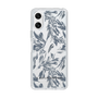 Slim Protection Case［ LAGUNAMOON - BotanicalJacquard - Clear×Black ］